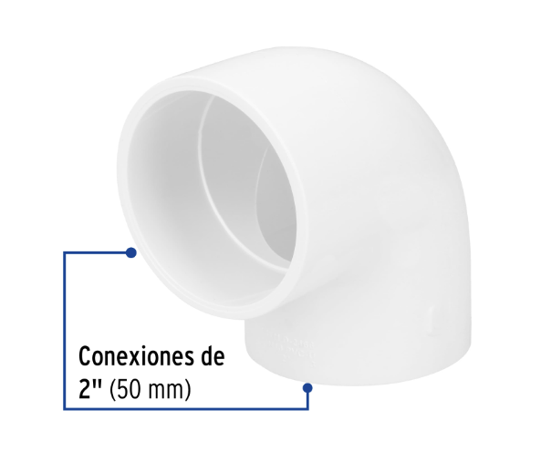 Venta de CODO PVC 2" X 90 (Mueble de Baño) en CDMX | Ferreteros Unidos