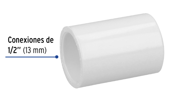 Venta de COPLE PVC HID. 1/2" (Mueble de Baño) en CDMX | Ferreteros Unidos