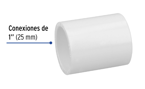 Venta de COPLE PVC HID. 1" (Mueble de Baño) en CDMX | Ferreteros Unidos