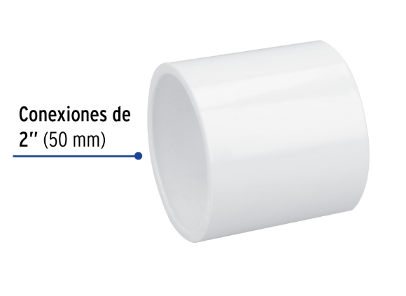 Venta de COPLE PVC HID. 2" (Mueble de Baño) en CDMX | Ferreteros Unidos