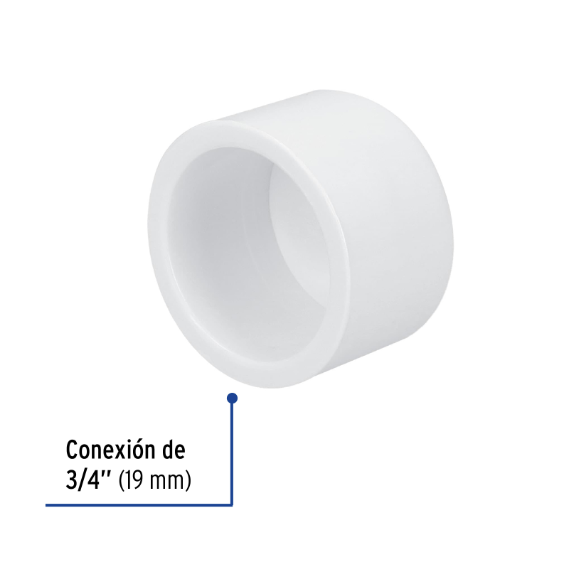 Venta de TAPON PVC HID. 3/4" (Mueble de Baño) en CDMX | Ferreteros Unidos