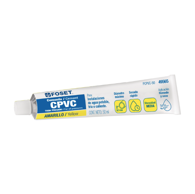 Venta de CEMENTO P/CPVC TUBO 50 ML (Mueble de Baño) en CDMX | Ferreteros Unidos