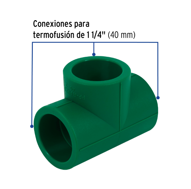 Venta de TEE PPR 1 1/4" (Mueble de Baño) en CDMX | Ferreteros Unidos