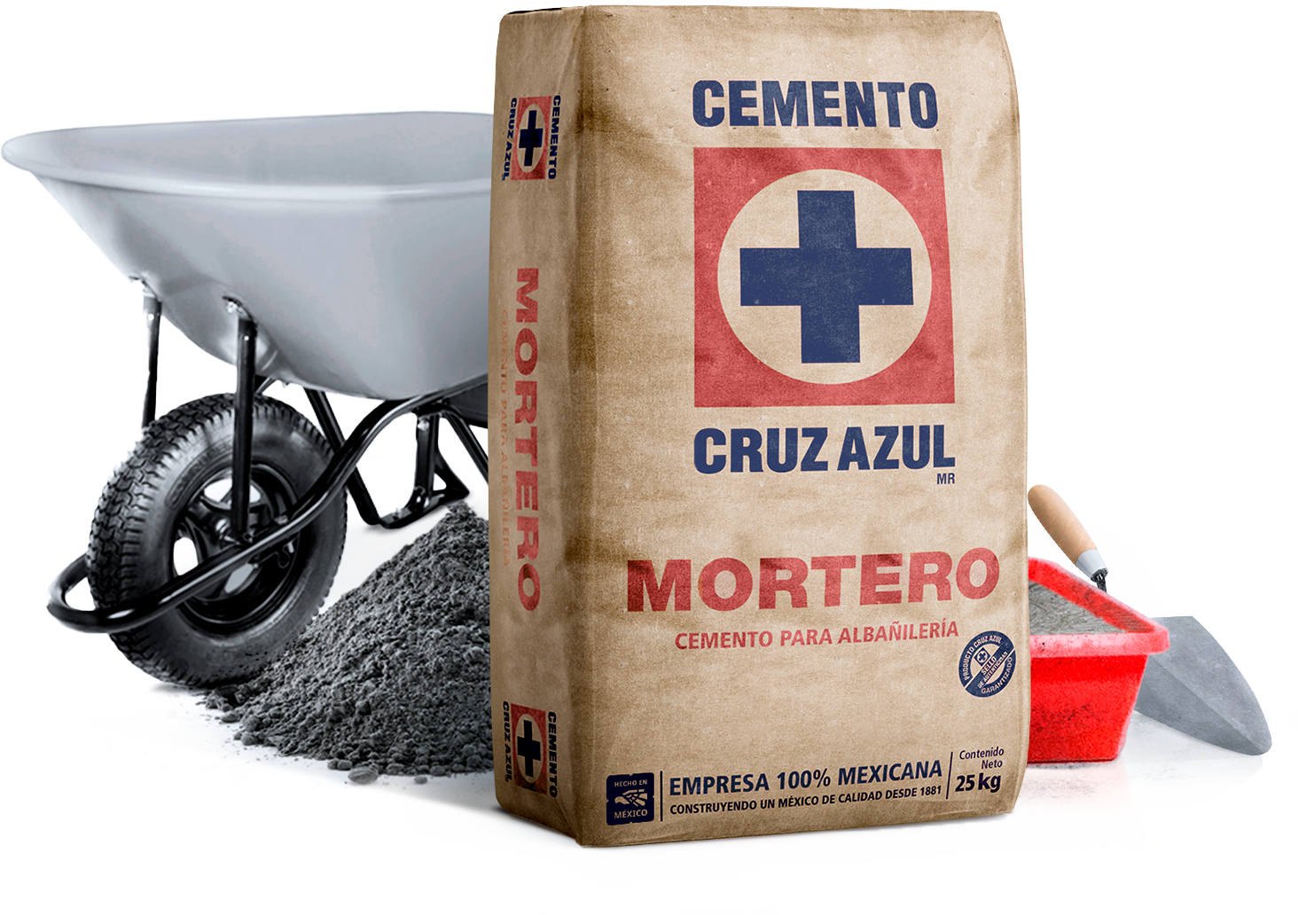 MORTERO CRUZ AZUL 25KG